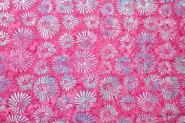 LIGHTBLUE PINK - Carmine - Batikstoff aus Indonesien